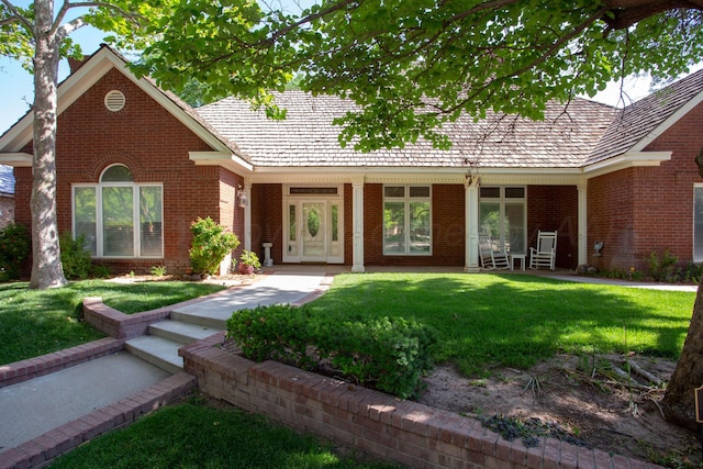 18 Cloister Pkwy, Amarillo, TX 79121 - single story home with brick siding and a front lawn
