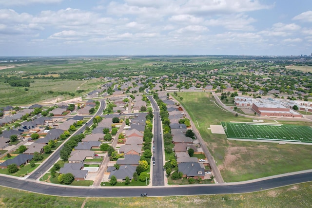 6903 Silverbell Ln, Amarillo, TX 79124 - aerial view of property and surrounding area with nearby suburban area