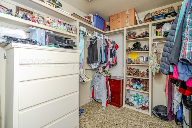 6903 Silverbell Ln, Amarillo, TX 79124 - spacious closet featuring carpet