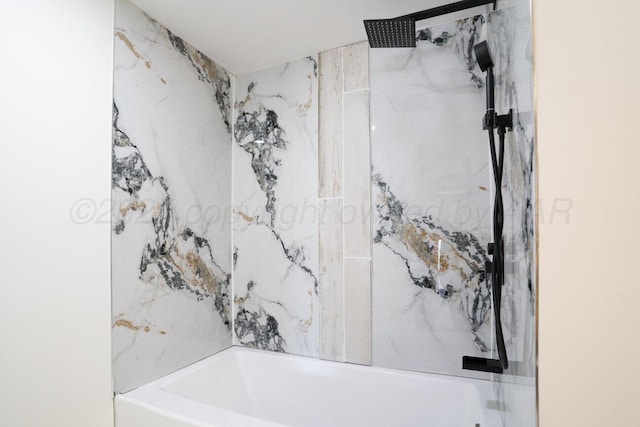 1802 Chama St, Amarillo, TX 79102 - full bath featuring a combined bath / shower with marble appearance