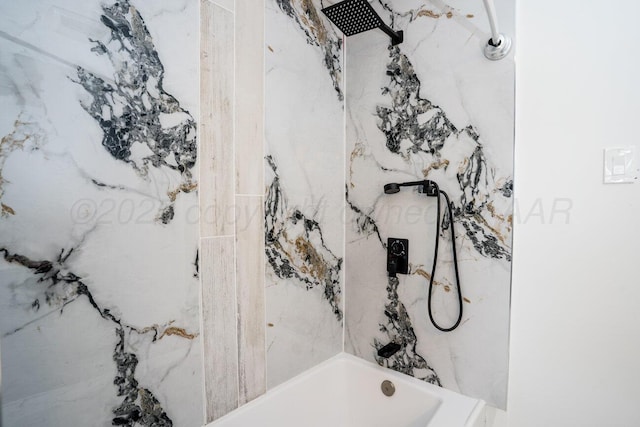 1802 Chama St, Amarillo, TX 79102 - bathroom featuring washtub / shower combination