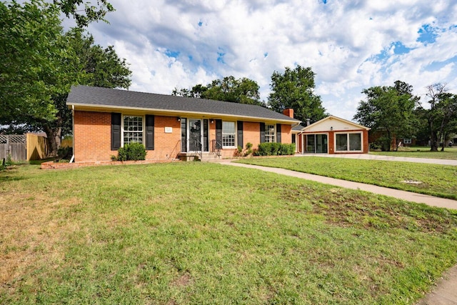 1802 Chama St, Amarillo, TX 79102 - ranch-style house with brick siding and driveway