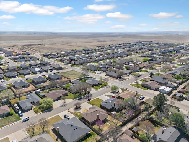 drone / aerial view featuring a residential view