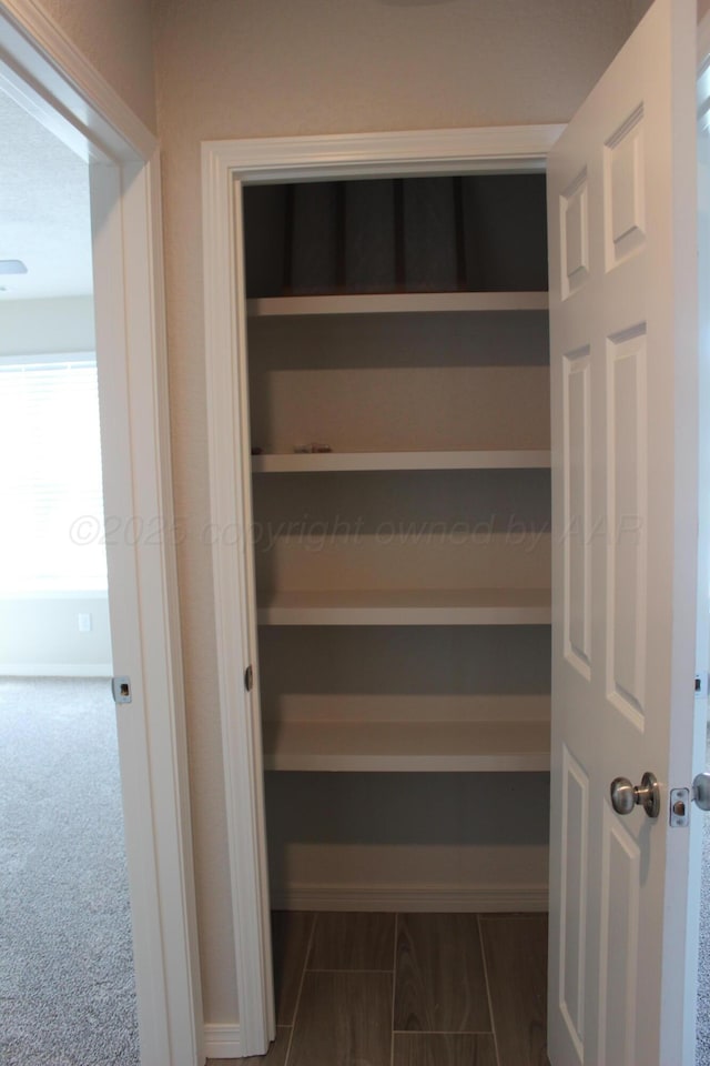 view of closet