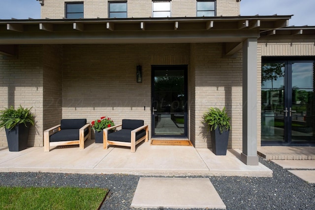 1600 S Milam St, Amarillo, TX 79102 - entrance to property with brick siding, french doors, and a patio