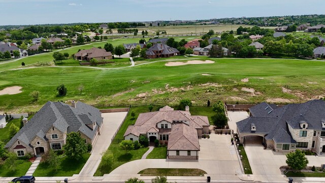 38 Merion Pl, Amarillo, TX 79124 - aerial view of residential area featuring a golf club