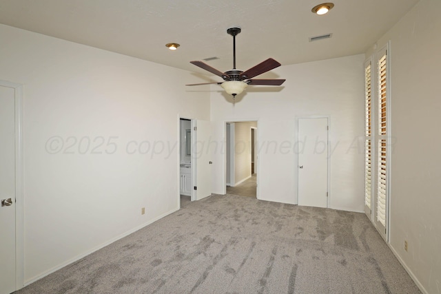 3801 Deann Dr, Amarillo, TX 79121 - unfurnished bedroom featuring carpet flooring and a ceiling fan