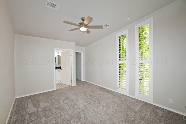 3801 Deann Dr, Amarillo, TX 79121 - unfurnished room featuring light carpet and ceiling fan