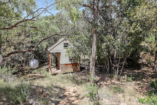view of outbuilding featuring an outdoor structure