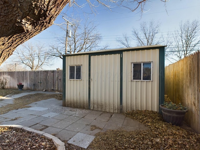 view of outbuilding