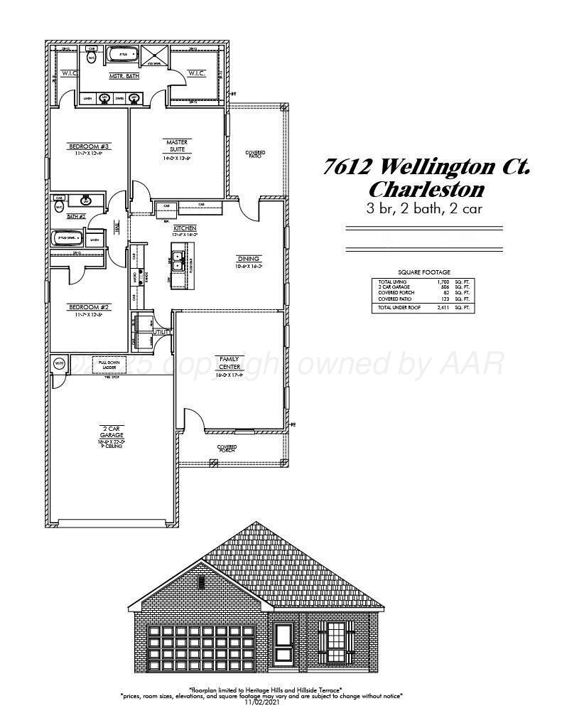 7612 Wellington Ct, Amarillo, TX 79119 - view of home floor plan