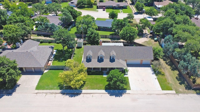 1206 Olive St, Stratford, TX 79084 - aerial perspective of suburban area