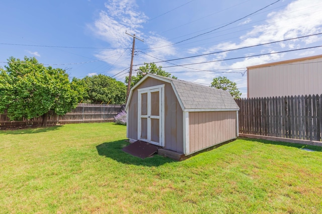 2101 Bowie St, Amarillo, TX 79109 - view of shed featuring a fenced backyard