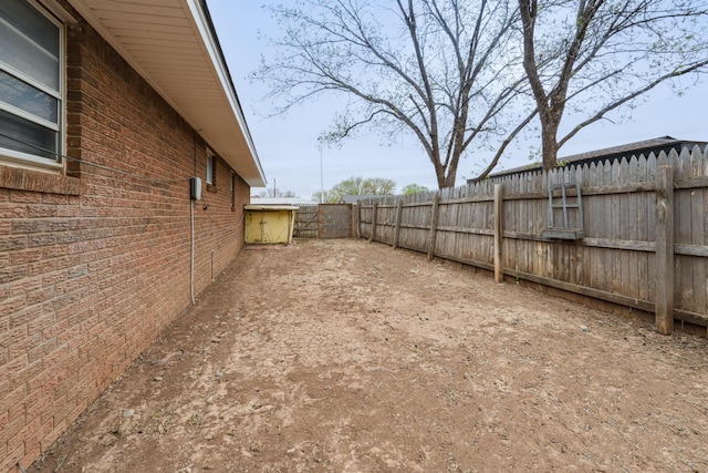 107 Elm St, Hereford, TX 79045 - view of yard featuring a fenced backyard