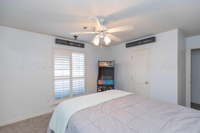 2408 Drake Elm Pl, Amarillo, TX 79124 - bedroom featuring carpet flooring and ceiling fan