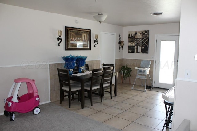 136 NW Dr, Hereford, TX 79045 - dining room featuring tile patterned floors