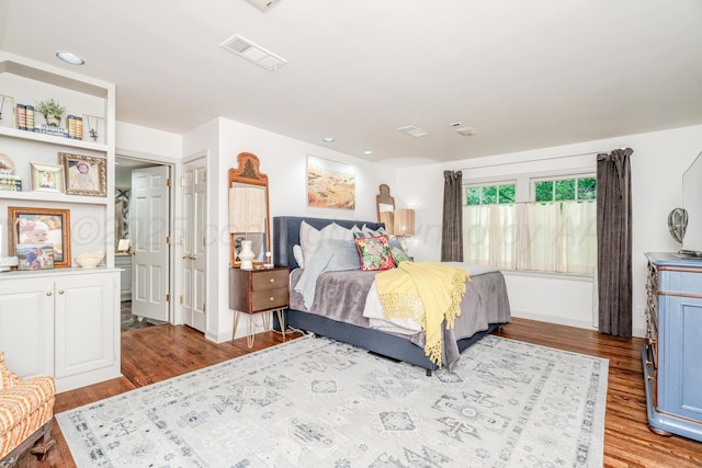 3208 S Ong St, Amarillo, TX 79109 - bedroom featuring wood finished floors and recessed lighting