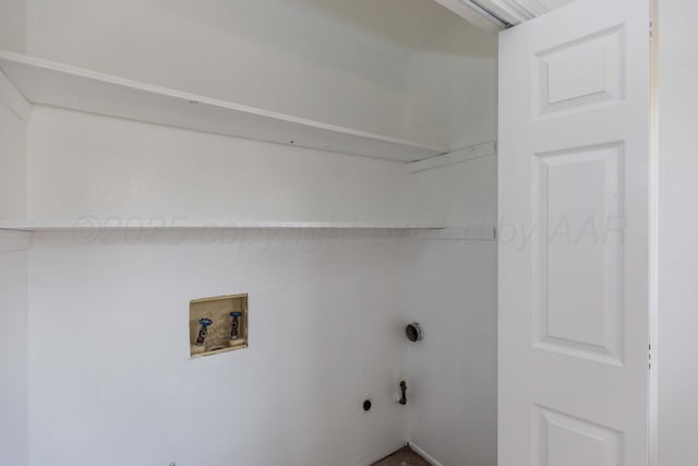 laundry area featuring washer hookup