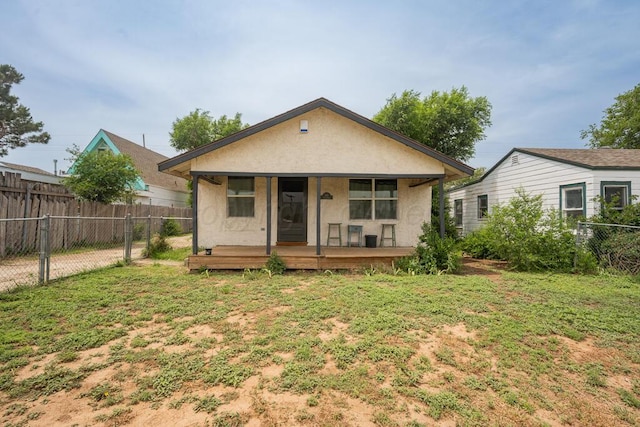 307 N Georgia St, Amarillo, TX 79106 - rear view of house featuring stucco siding