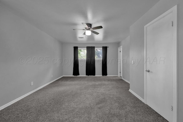 3700 Paramount Blvd, Amarillo, TX 79109 - unfurnished room featuring a ceiling fan and carpet