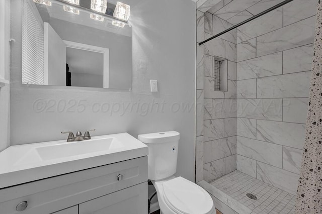 3700 Paramount Blvd, Amarillo, TX 79109 - bathroom featuring vanity and tiled shower