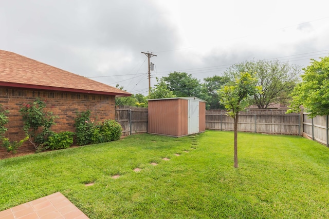 7919 Mitcham Dr, Amarillo, TX 79121 - fenced backyard with a shed