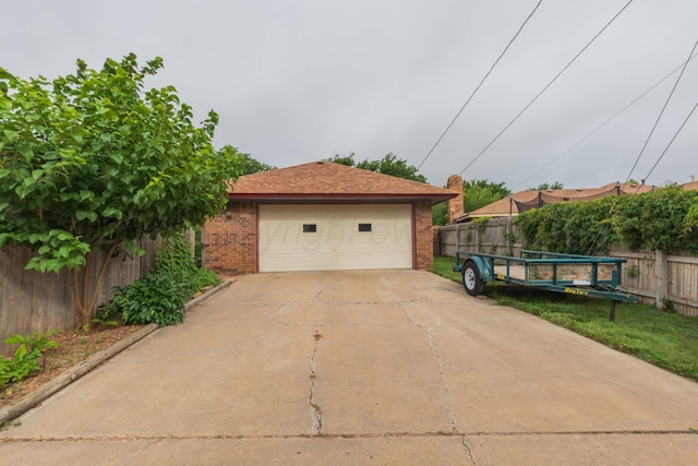 7919 Mitcham Dr, Amarillo, TX 79121 - view of detached garage