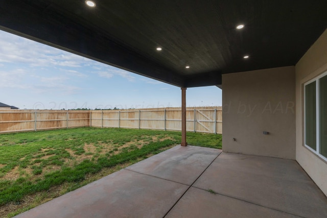 view of patio