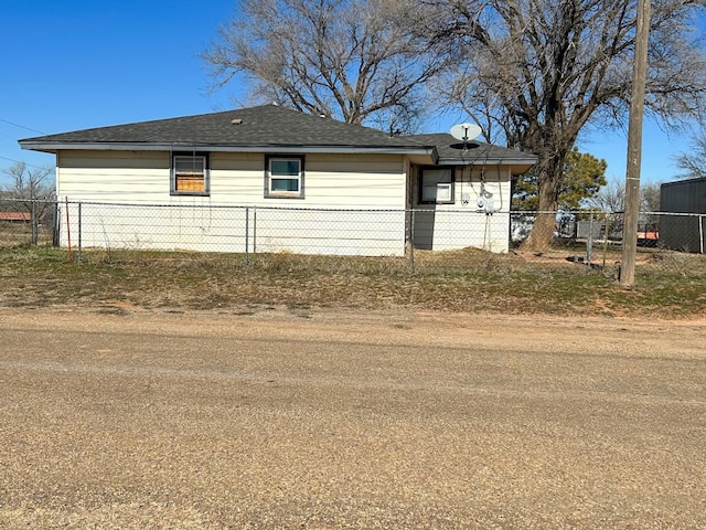 view of side of property