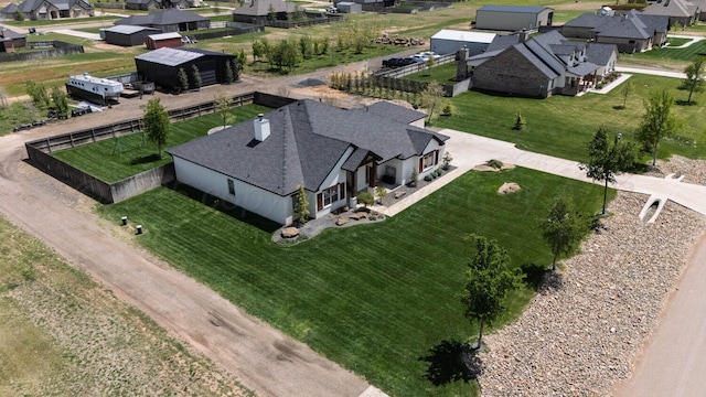 9111 Highland Springs Dr, Amarillo, TX 79119 - birds eye view of property featuring a residential view