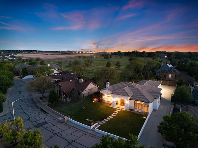 bird's eye view