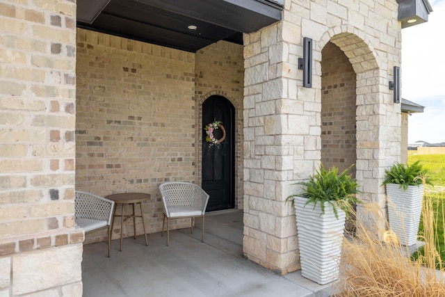 view of exterior entry