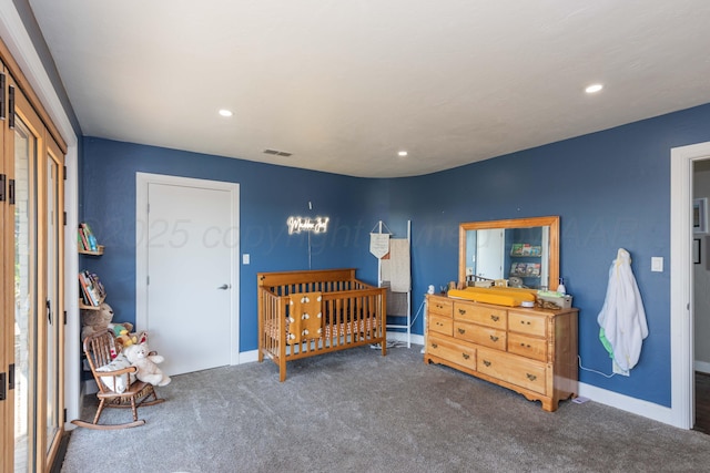 2 Altamira St, Borger, TX 79007 - bedroom featuring carpet, recessed lighting, and baseboards