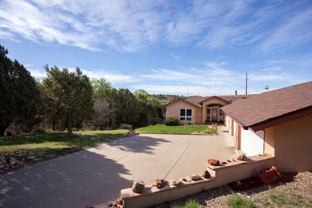 103 N Timbercreek Dr, Amarillo, TX 79118 - exterior space featuring a garage and driveway