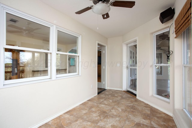 103 N Timbercreek Dr, Amarillo, TX 79118 - unfurnished sunroom with visible vents