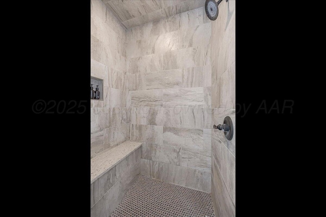 9109 Staten Island St, Amarillo, TX 79119 - full bathroom featuring a tile shower
