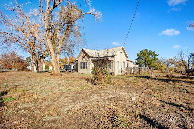 view of home's exterior featuring stucco siding