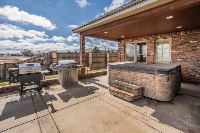 view of patio / terrace with grilling area