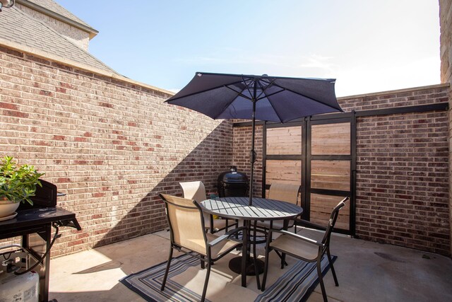 5708 Wesley Rd, Amarillo, TX 79119 - view of patio / terrace featuring outdoor dining space