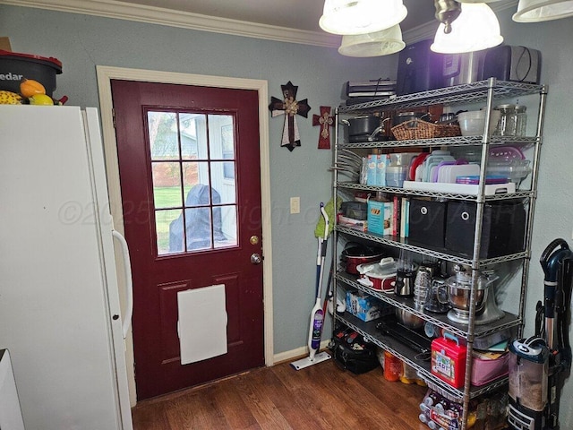 view of storage room
