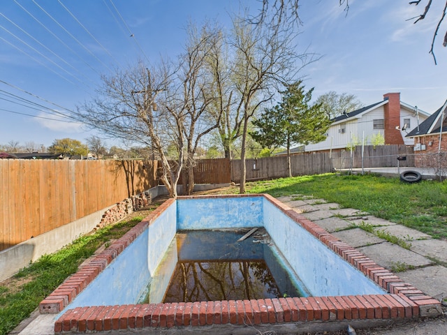 view of pool with a fenced in pool and a fenced backyard