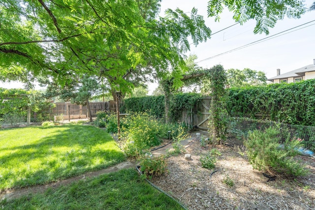 2523 5th Ave, Canyon, TX 79015 - view of yard with a gate