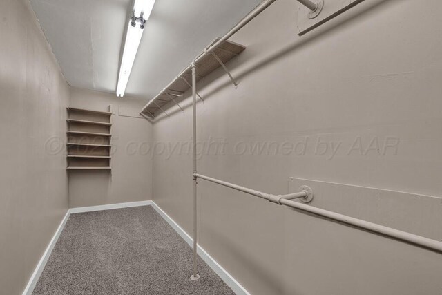 1610 N Hayes St, Amarillo, TX 79107 - spacious closet featuring carpet flooring