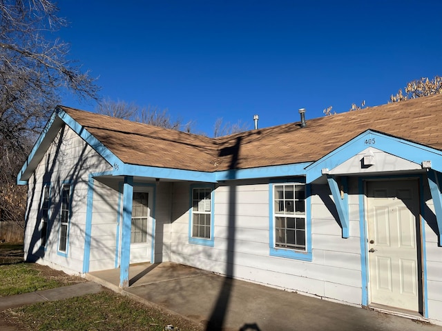 view of side of home