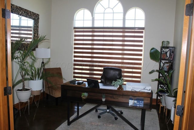 view of office