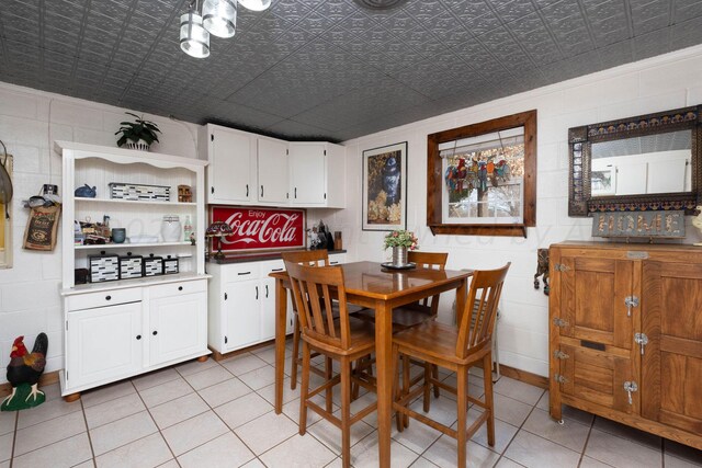 view of dining area