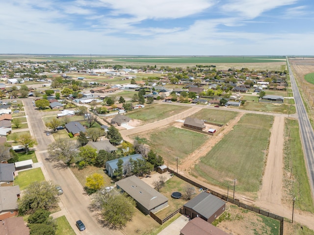 aerial view featuring a residential view