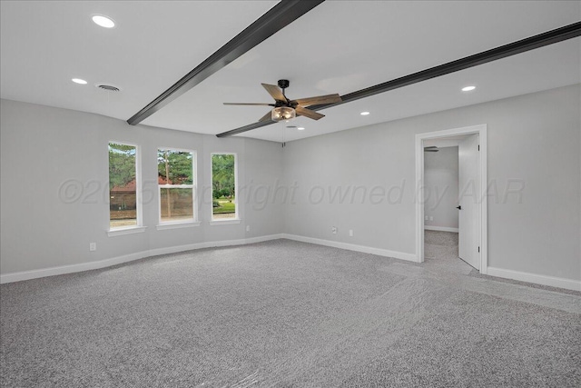 4400 Gem Lake Rd, Amarillo, TX 79106 - empty room with recessed lighting and a ceiling fan