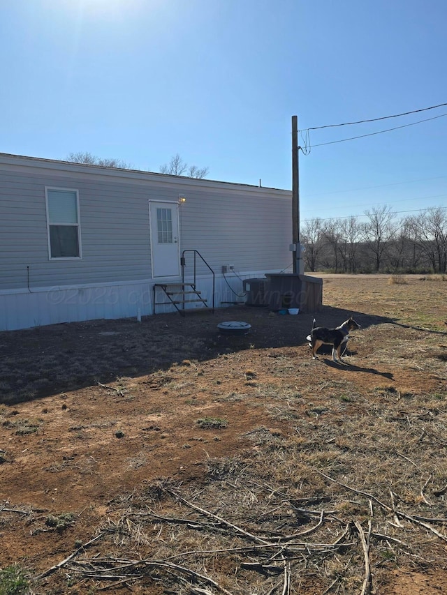 exterior space with central AC unit