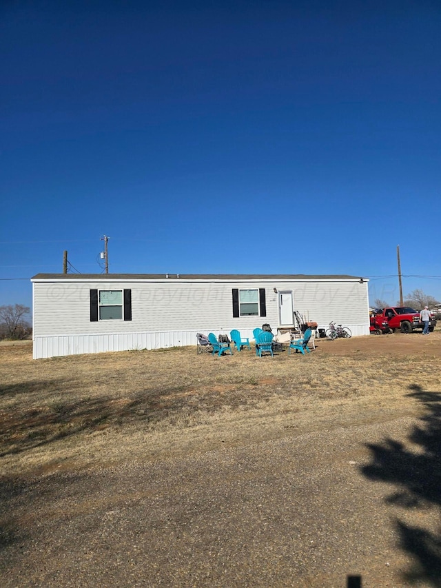 view of rear view of house